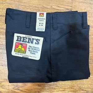 Ben Davis Original Ben's Pants, Black, 32x34